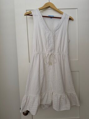 White Draper James RSVP Sundress Size M 100% Cotton